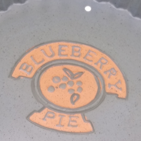 Blueberry Pie Pan Country Kitchen Rustic Decor Wall Hanging - Picture 3 of 9